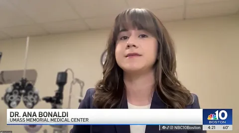 Dr. Ana Bonaldi, optometrist at UMass Memorial Medical Center.
