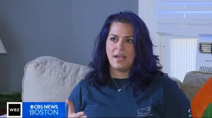 Alexis Matera speaks to the camera.