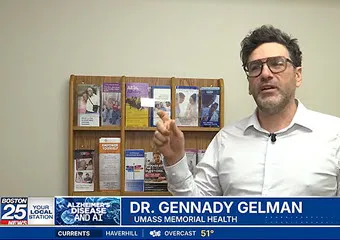 Dr. Gennady Gellman speaks to Boston 25 News.
