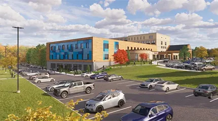 A rendering of Marlborough's Hospital's expanded emergency department